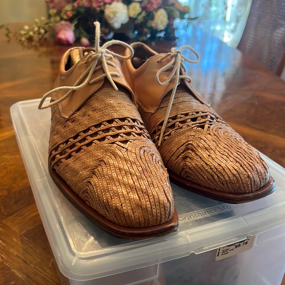 Mens woven Mezlan shoes